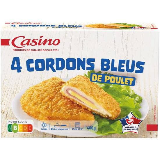 Casino cordon bleu poulet 400 g