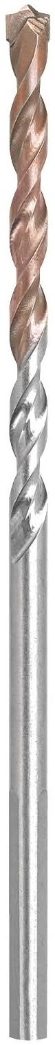 Dewalt 1/4 In. X 6 In. L Carbide Tipped Percussion Drill Bit 3-Flat Shank 1 Pc