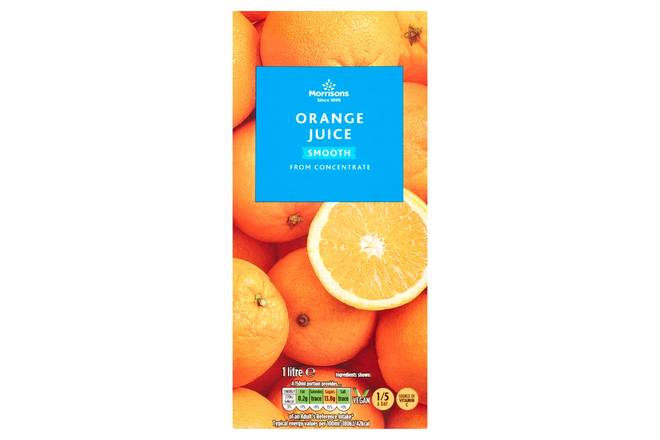 Morrisons Orange Juice Smooth 1lt