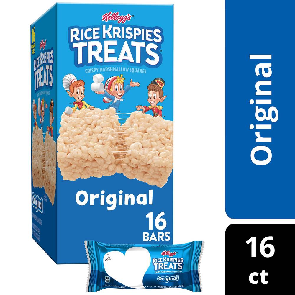 Rice Krispies Treats Value pack Original Crispy Marshmallow Squares (12.4 oz, 16 ct)