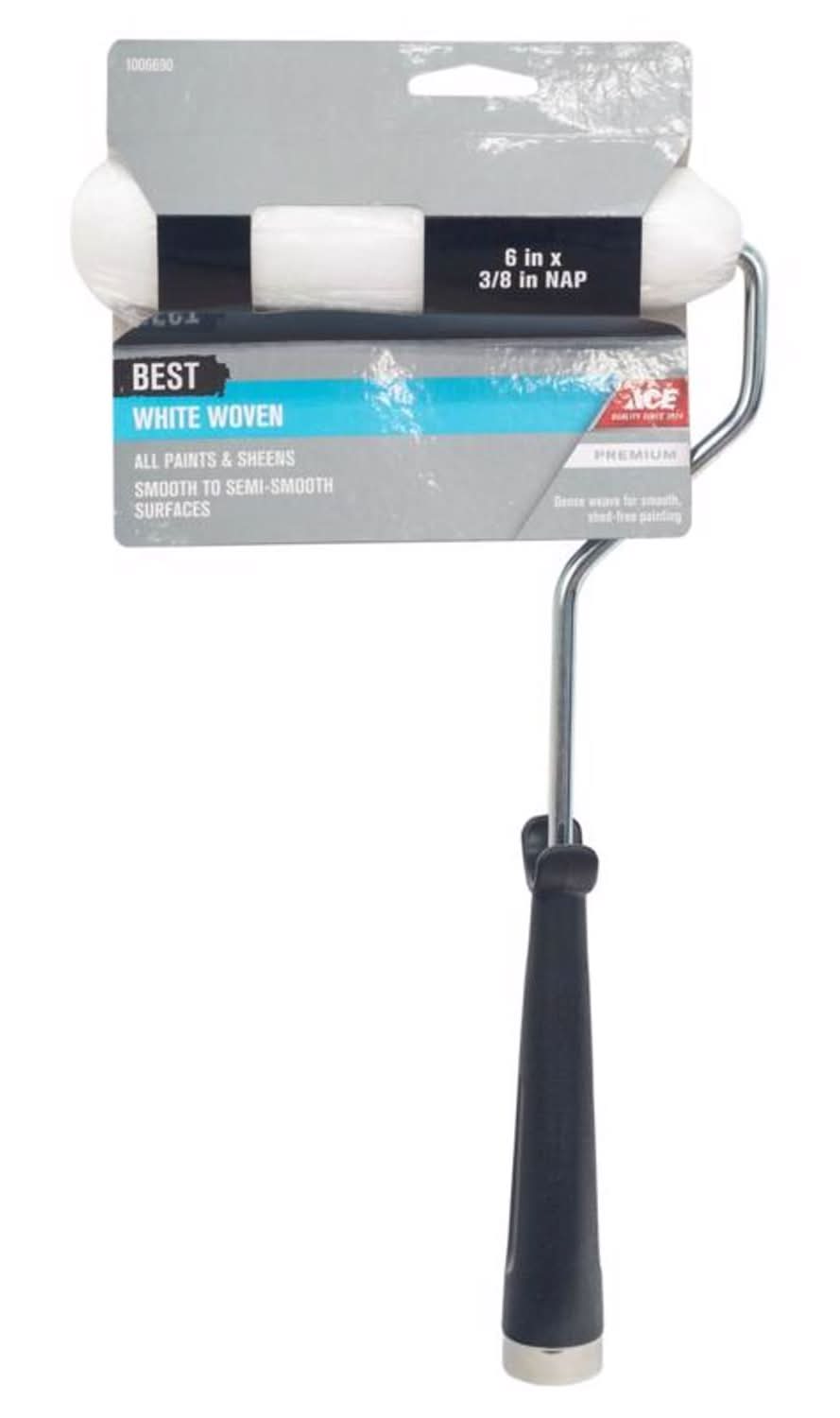 ACE Best Woven Fabric 6 In. W X 3/8 In. Mini Paint Roller With Frame 1 Pk