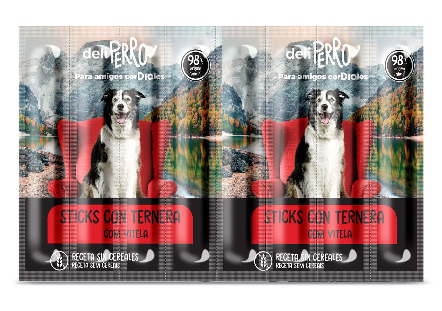 Snack Para Perros Sticks Con Ternera Deliperro De Dia Bolsa 88 G