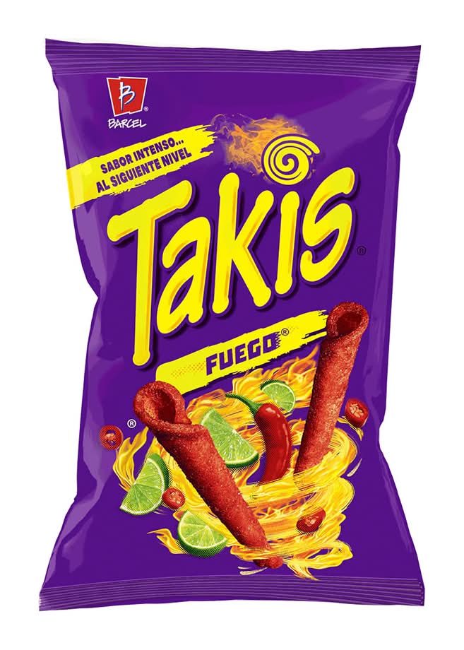 Takis · Frituras de maíz enrolladas fuego, chile-limón (200 g)