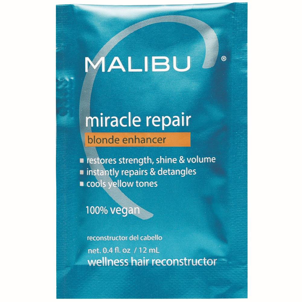 Malibu Miracle Repair Blonde Enhancer Hair Reconstructor (0.4 fl oz)