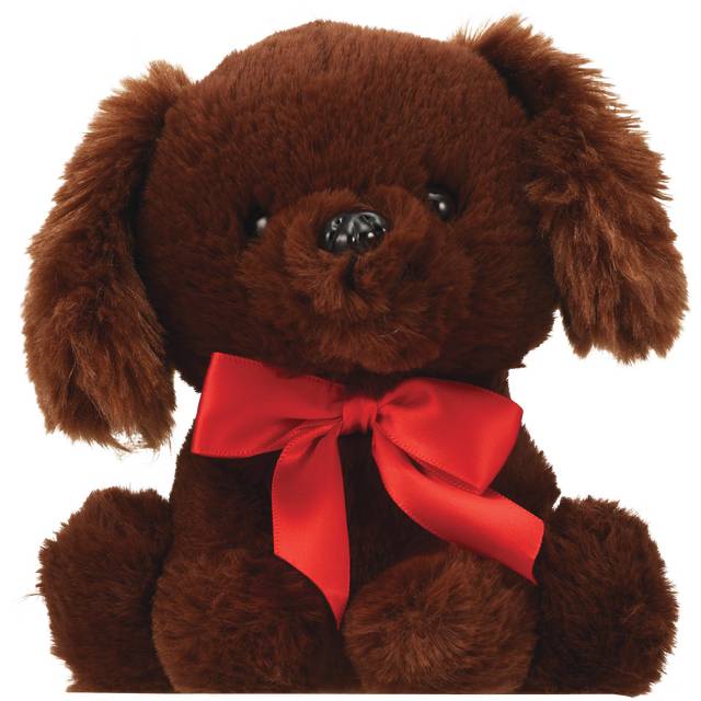 Red & Pink Puppy Princess, Brown, 6.5 in