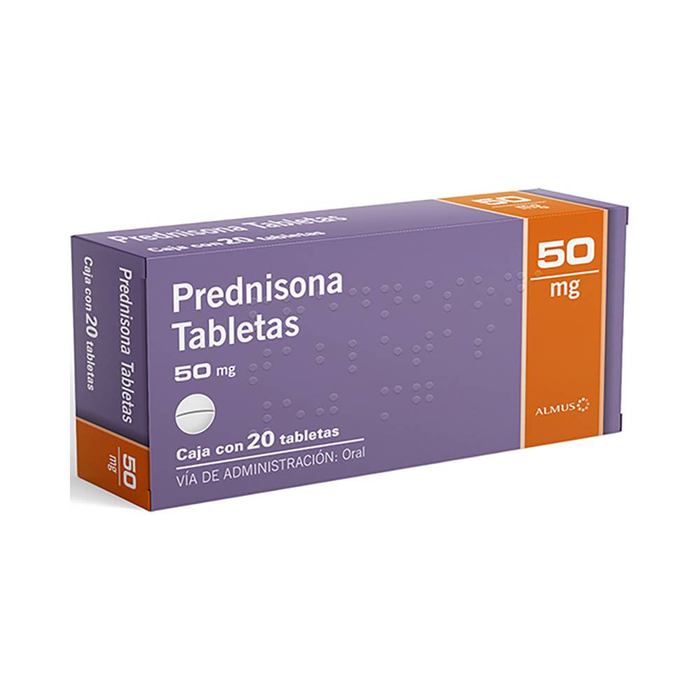 Almus prednisona tabletas 50 mg (20 piezas)