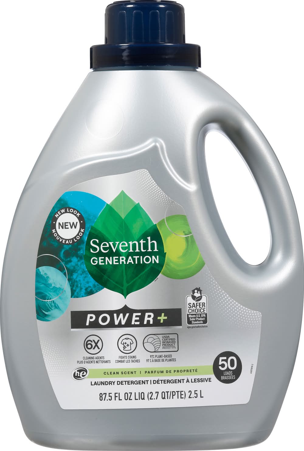 Seventh Generation Power + Clean Scent Laundry Detergent (87.5 fl oz)