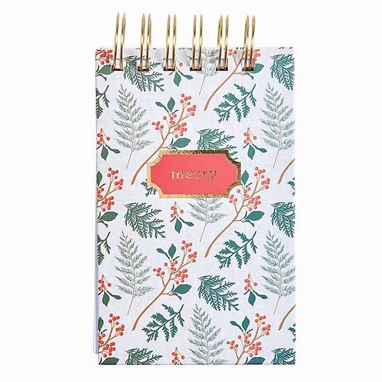 Gartner Studios® "Merry" Christmas Spiral Notepad with Pen Set