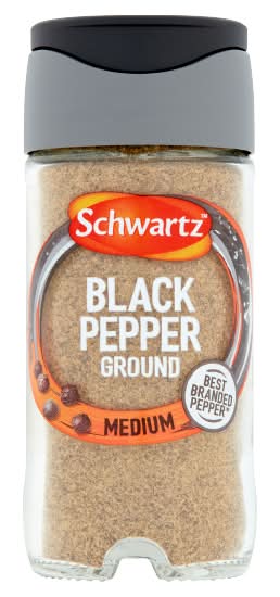 Schwartz Medium, Black, Pepper Ground (33g)