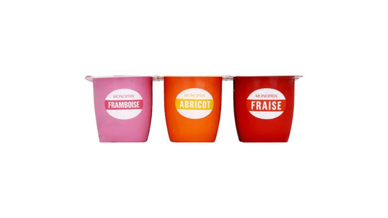 Monoprix Fromage frais aux fruits Les 6 pots de 100 g