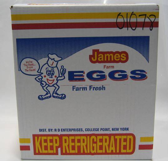 James Farm - Medium Loose Eggs - 15 Dozen (1X15|1 Unit per Case)