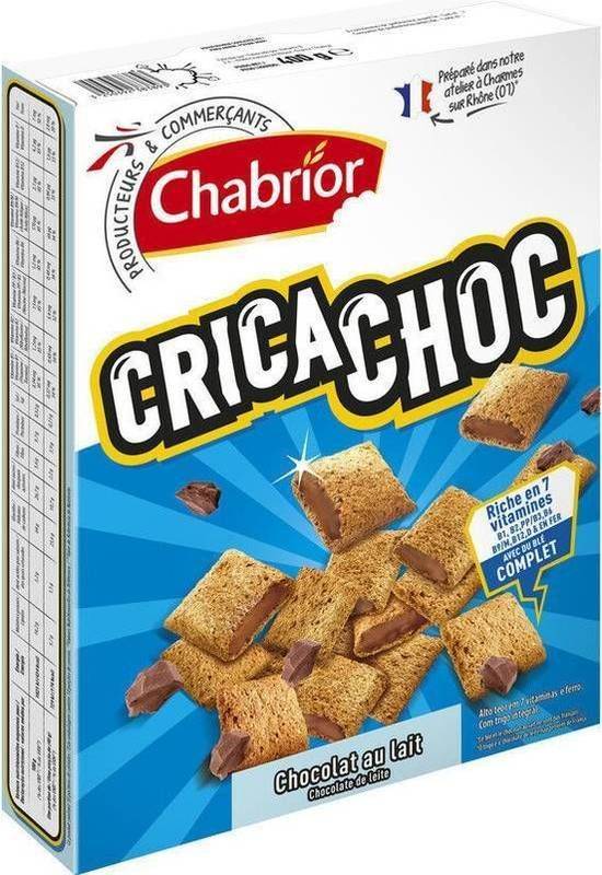 Céréales cricachoc chocolat au lait - Chabrior - 400g