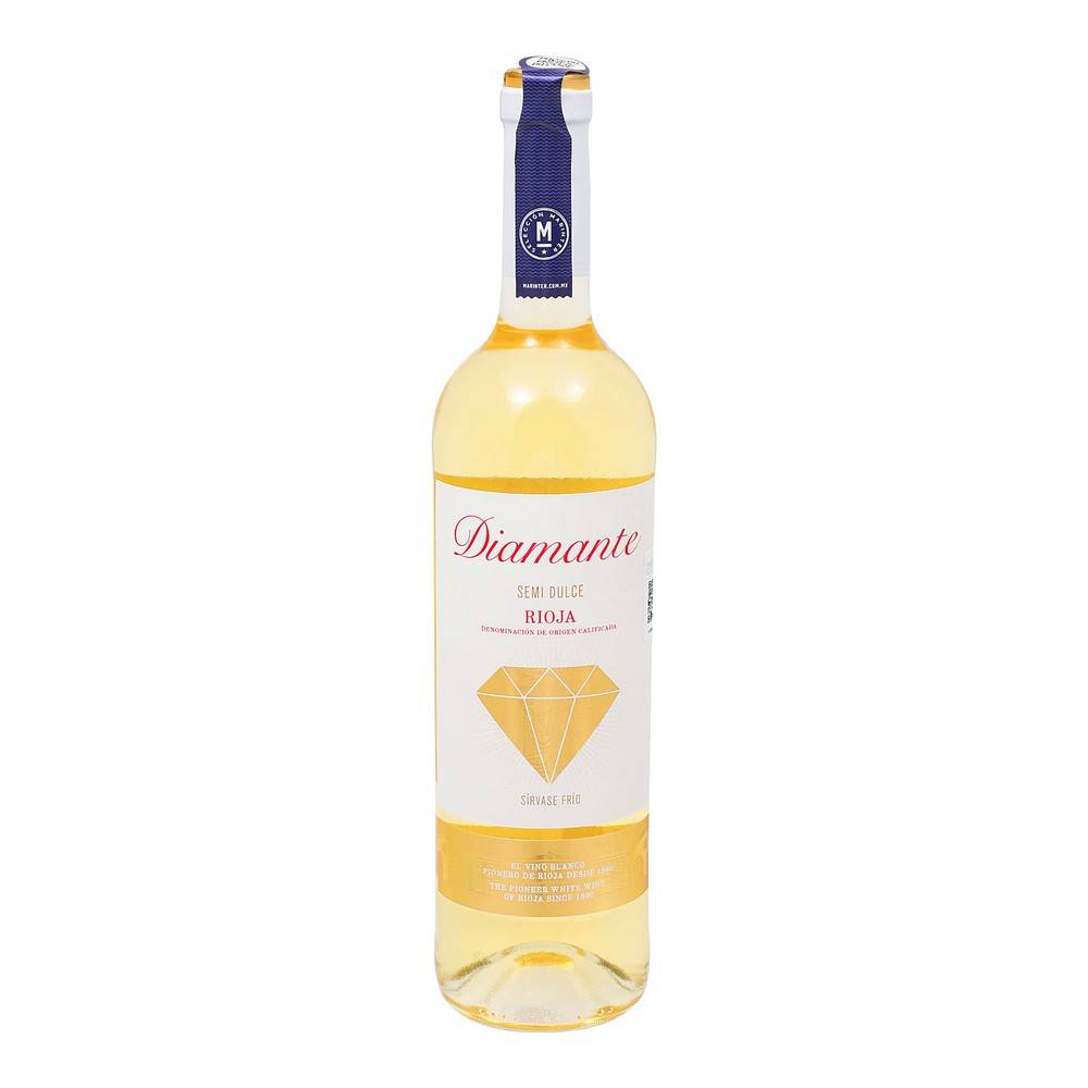 Diamante · Vino blanco semidulce viura rioja (750 ml)