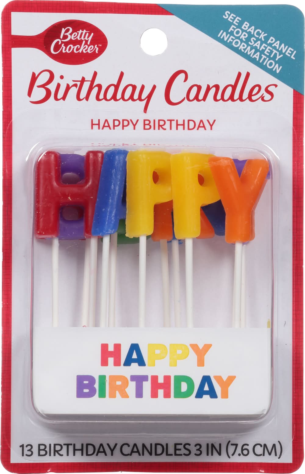Betty Crocker Happy Birthday Candles (1.6 oz)