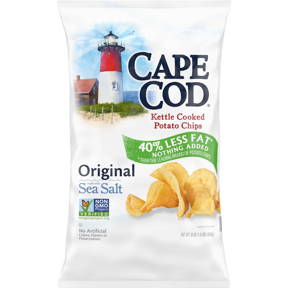 Cape Cod Reduced Fat Kettle Cooked Potato Chips (30 oz)