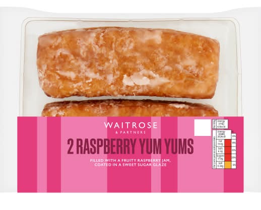 Waitrose & Partners Raspberry, Yum Yums (2 pack)