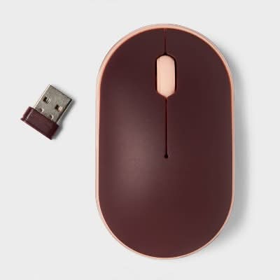 Heyday Wireless Mouse, Dark Cherry