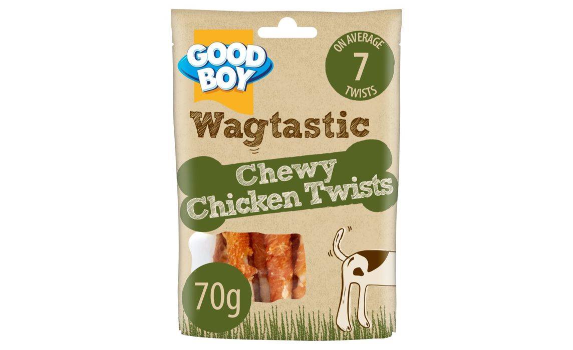 Good Boy Wagtastic Chewy Chicken Twists 70g (392026)