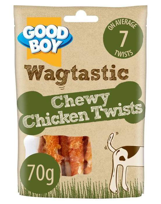 Good Boy Wagtastic Chewy Chicken Twists 70g (392026)