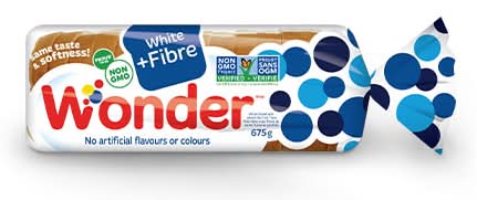 Wonder Sliced White Bread (675 g)