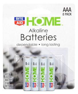 Rite Aid Batteries Alkaline AAA (8 ct)