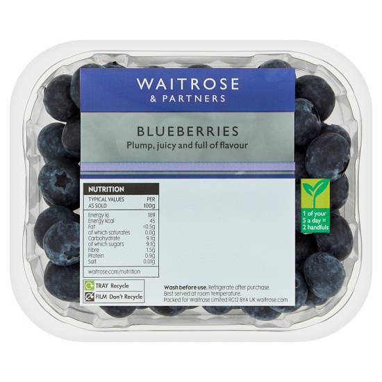 Waitrose & Partners Blueberries