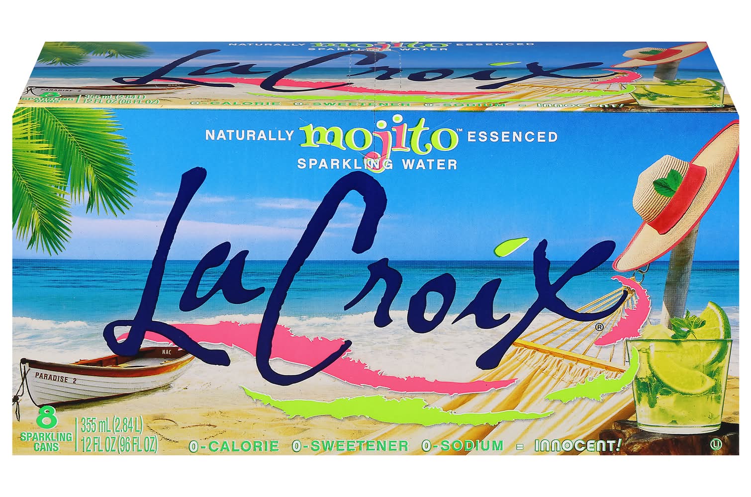 La Croix Sparkling Water, Mojito (8 x 12 fl oz)