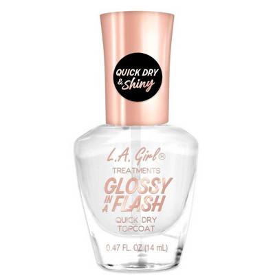 L.A. Girl Glossy in a Flash Quick Dry Top Coat Nail Polish (0.47 fl oz)