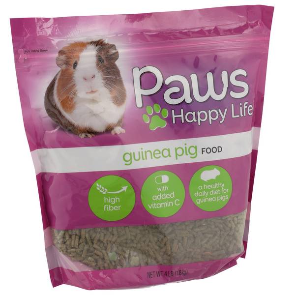 Paws Happy Life Premium Guinea Pig Food (4 lbs)