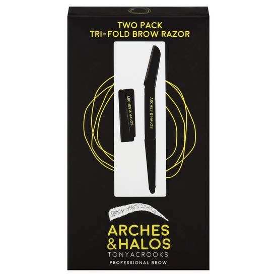 Arches & Halos Tonyacrooks Tri-Fold Brow Razor (2 ct)
