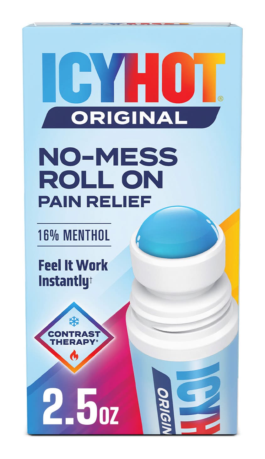 Icy Hot Original Medicated Roll on Pain Relief (2.5 fl oz)