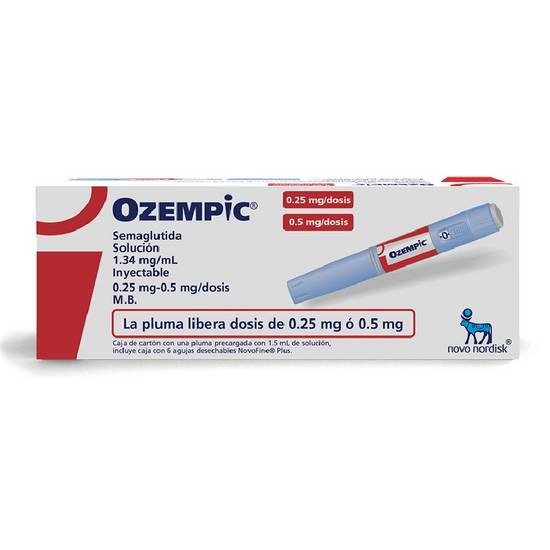 Novo nordisk ozempic semaglutida solución inyectable 1.34 mg/ml