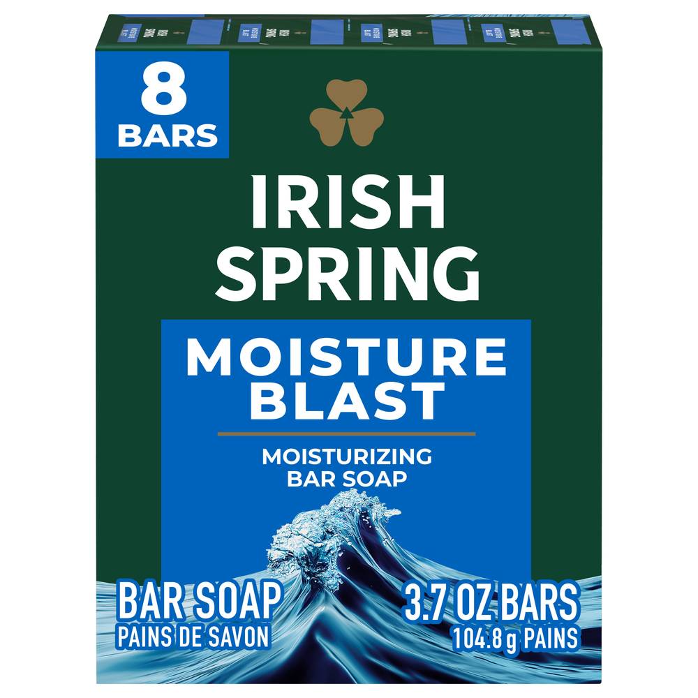 Irish Spring Moisture Blast Deodorant Soap