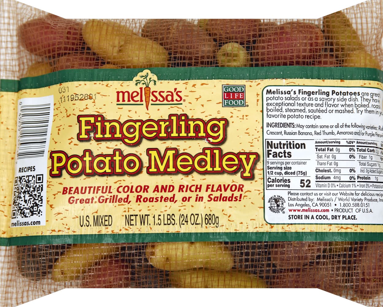 Melissa's Fingerling Potato Medley