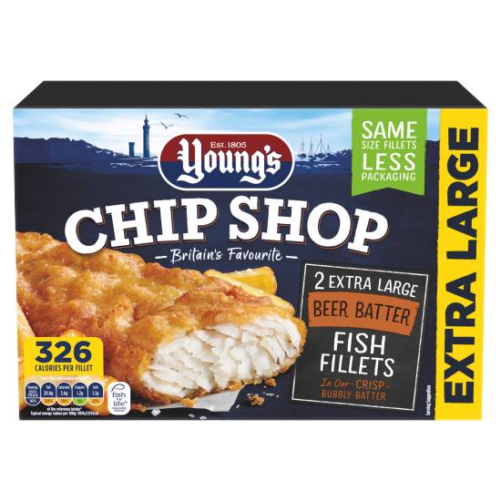 Young's Large Beer Batter Fish Fillet (2ct)