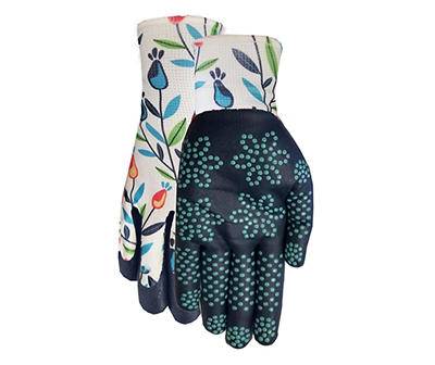Women's Max Grip Tulip Nitrile Dot Garden Gloves (2 ct)
