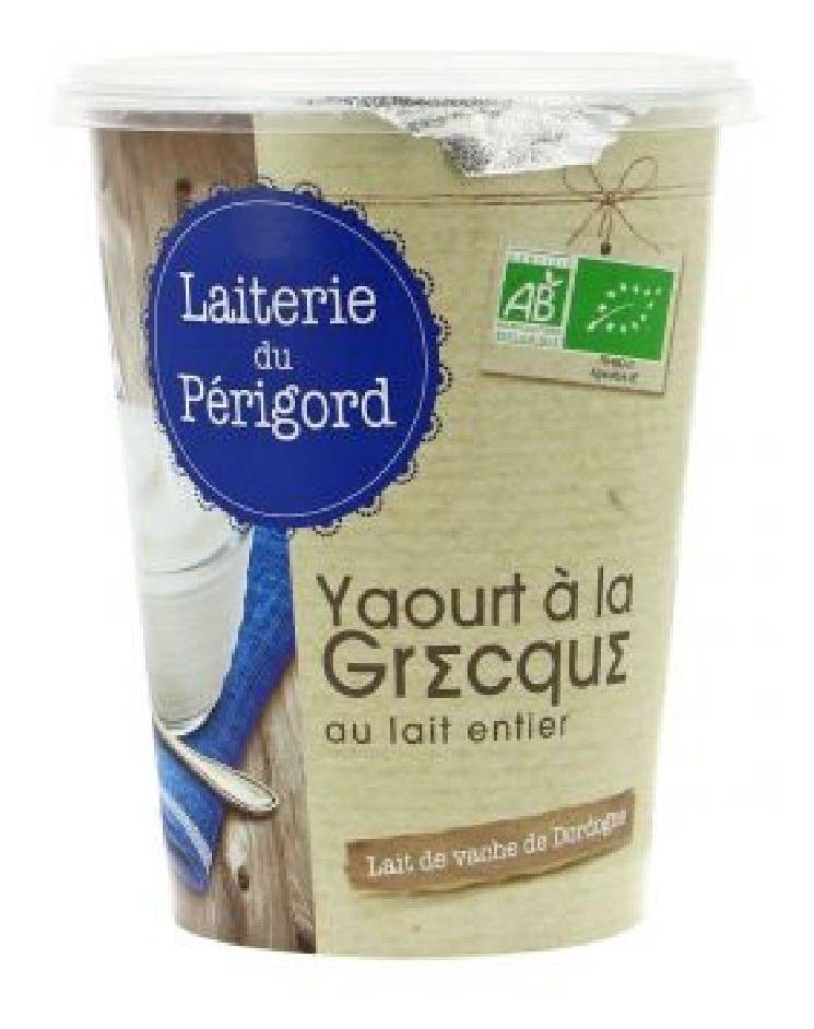 Yaourt vache a la grecque pot 400g - LAITERIE DU PERIGORD - BIO