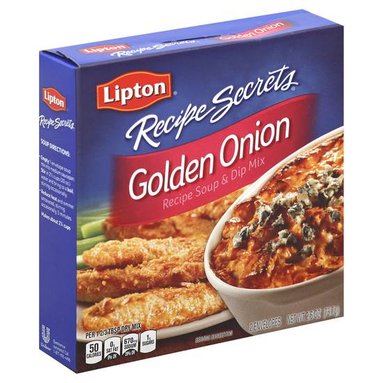 Lipton Recipe Secrets Golden Onion Recipe Soup & Dip Mix