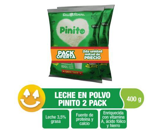 Leche Polvo Pinito 400g 2 Pack