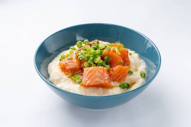 サーモンのねばとろ丼 Salmon Neba-Toro (Sticky And Creamy) Rice Bowl