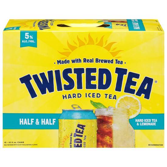 Twisted Tea Half & Half Hard Iced Tea & Lemonade (12 ct, 12 fl oz