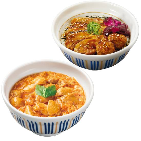 【UberEats限定メニュー】いいとこ鶏！食べ比べセット(親子丼・炙り鶏丼)