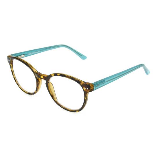 Magnivision by Foster Grant Bryn Tort Round Ladies Reading Glasses, 3.25