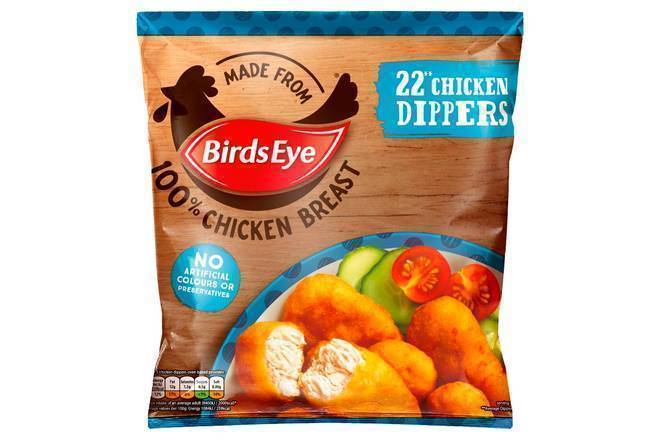 Birdseye Chicken Dippers 403g 22pk