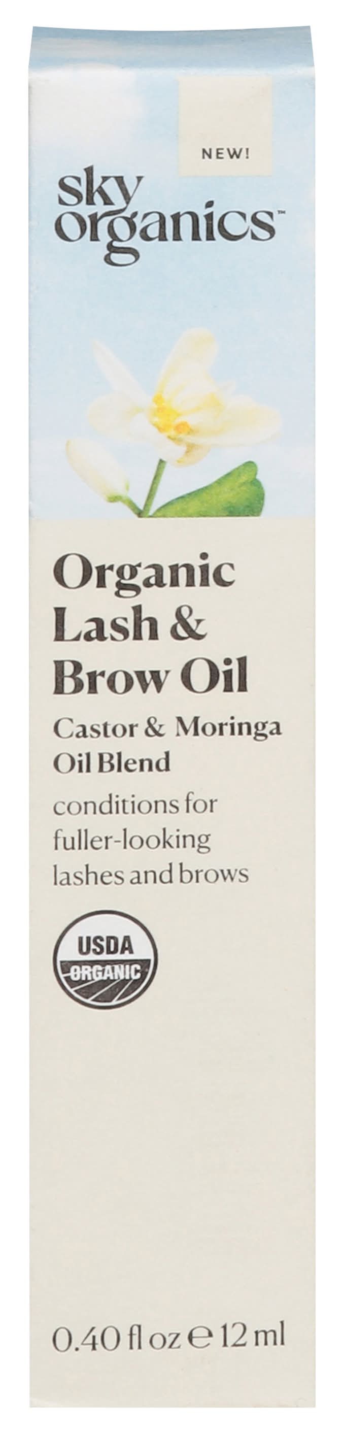 Sky Organics Organic Lash & Brow Oil (0.4 fl oz)