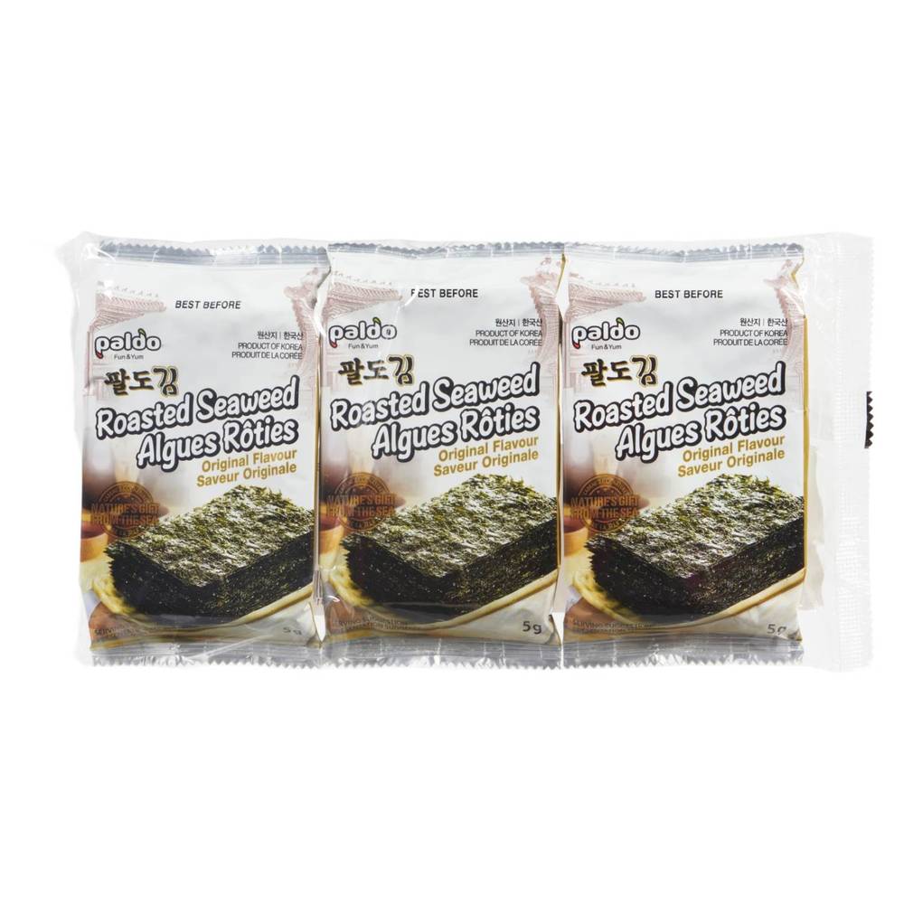 Paldo Original Flavour Roasted Seaweed (Dept grams)