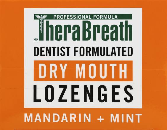 Therabreath Mandarin + Mint Dry Mouth Lozenges (100 ct)