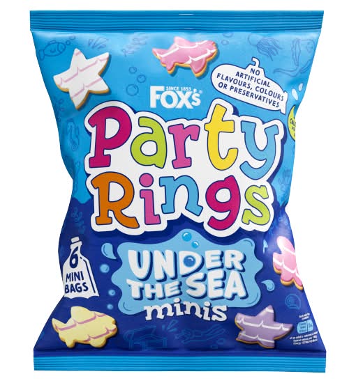 Fox's Party Rings Under the Sea Minis (6 x 21g)