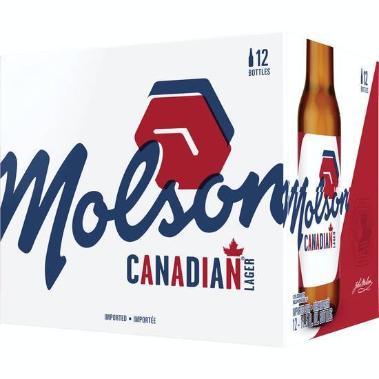 Molson Canadian (12x 341ml bottles)