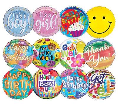 Ch Pre-Inflated Birthday Assorte (4 in)